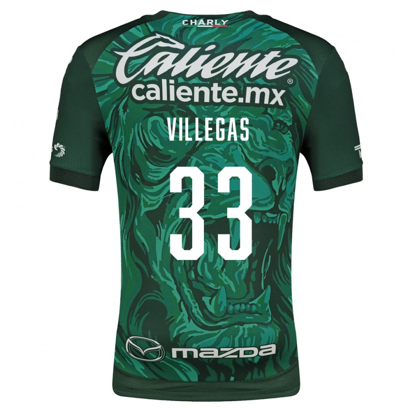Danxen Hombre Camiseta Abraham Villegas #33 Verde Negro 1ª Equipación 2026/27 La Camisa