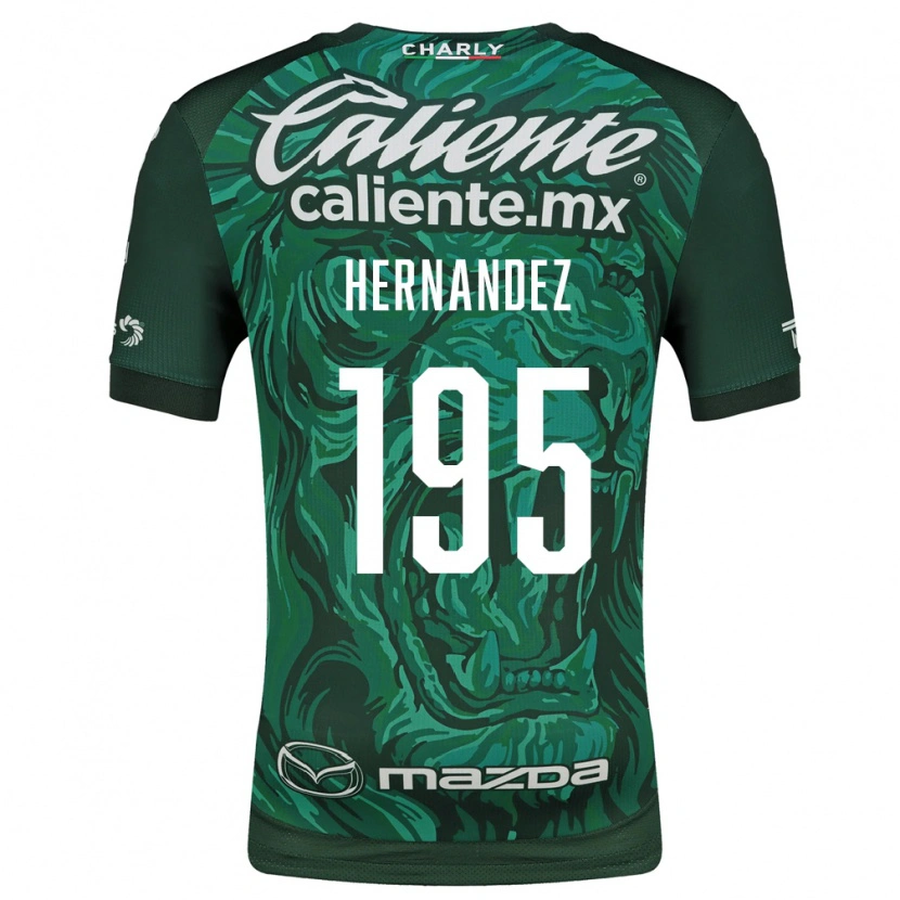 Danxen Hombre Camiseta Fernando Hernández #195 Verde Negro 1ª Equipación 2026/27 La Camisa