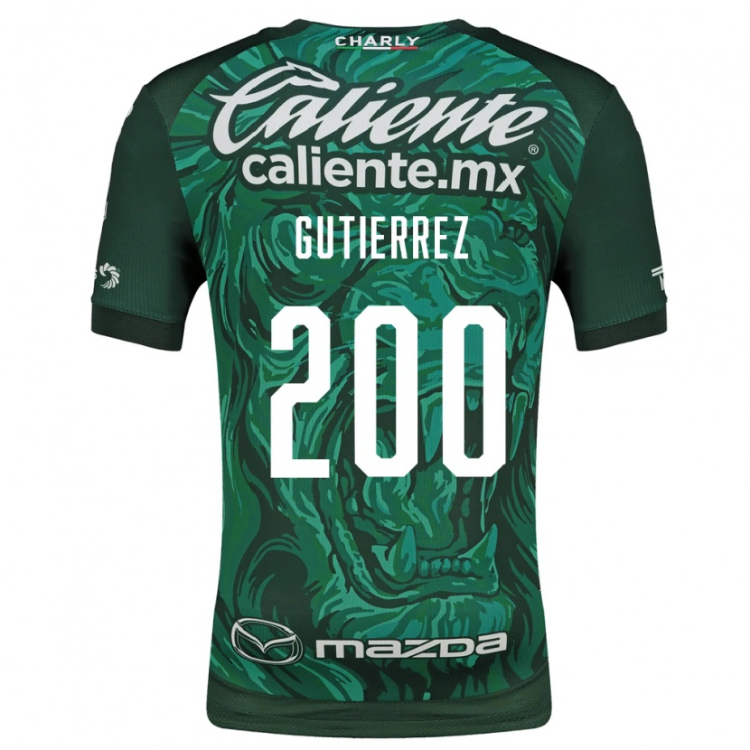 Danxen Hombre Camiseta Alan Gutiérrez #200 Verde Negro 1ª Equipación 2026/27 La Camisa