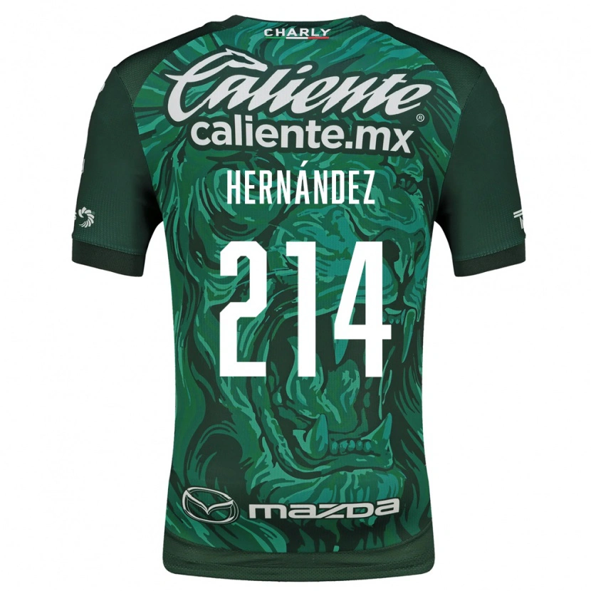 Danxen Hombre Camiseta Iván Hernández #214 Verde Negro 1ª Equipación 2026/27 La Camisa