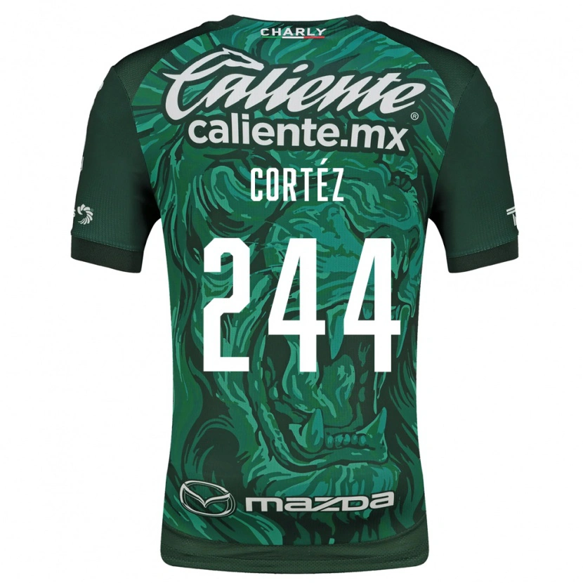 Danxen Hombre Camiseta Brayan Cortéz #244 Verde Negro 1ª Equipación 2026/27 La Camisa