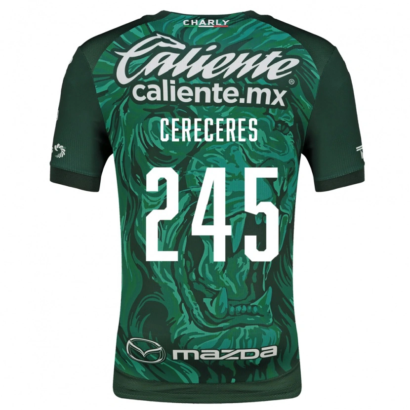Danxen Hombre Camiseta Thomas Cereceres #245 Verde Negro 1ª Equipación 2026/27 La Camisa