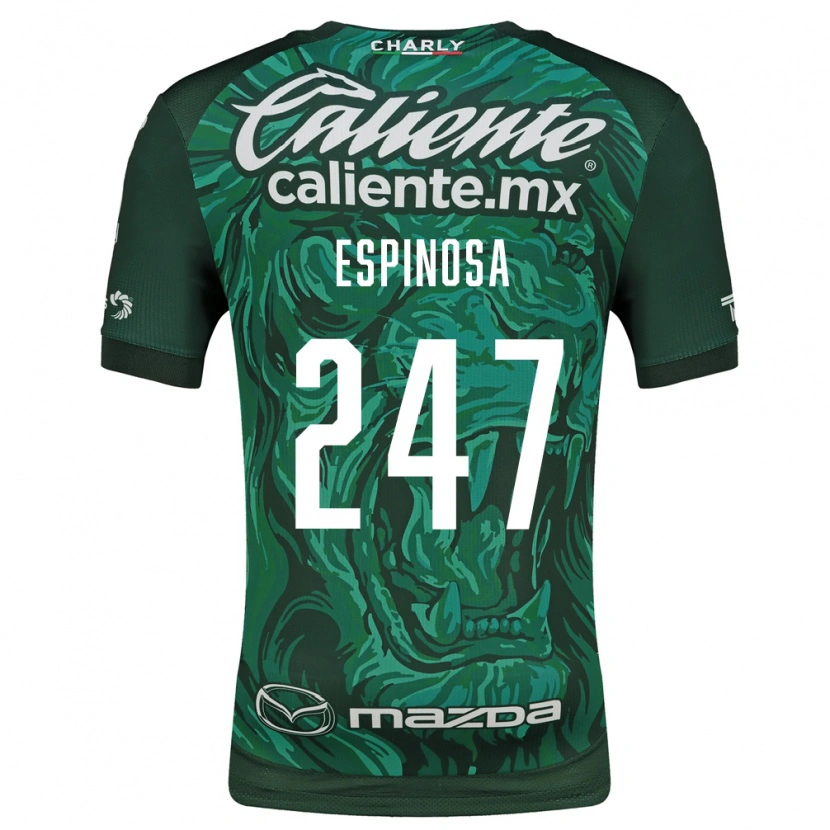 Danxen Hombre Camiseta Issac Espinosa #247 Verde Negro 1ª Equipación 2026/27 La Camisa