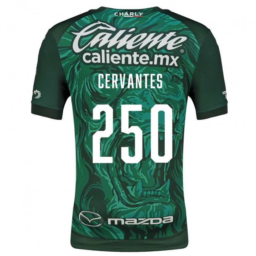 Danxen Hombre Camiseta Christian Cervantes #250 Verde Negro 1ª Equipación 2026/27 La Camisa