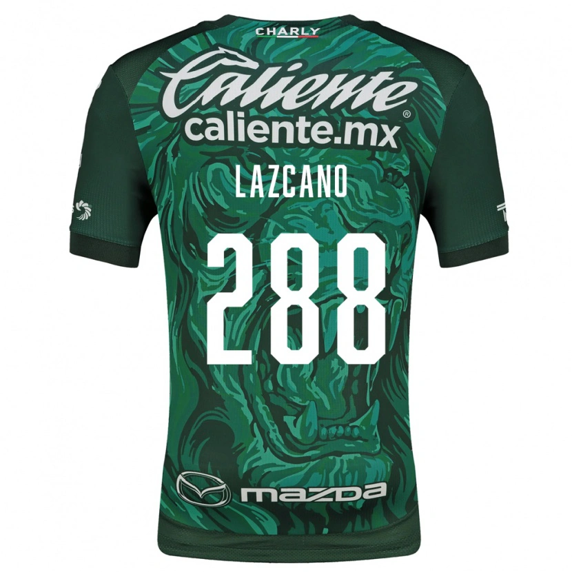 Danxen Hombre Camiseta Evan Lazcano #288 Verde Negro 1ª Equipación 2026/27 La Camisa