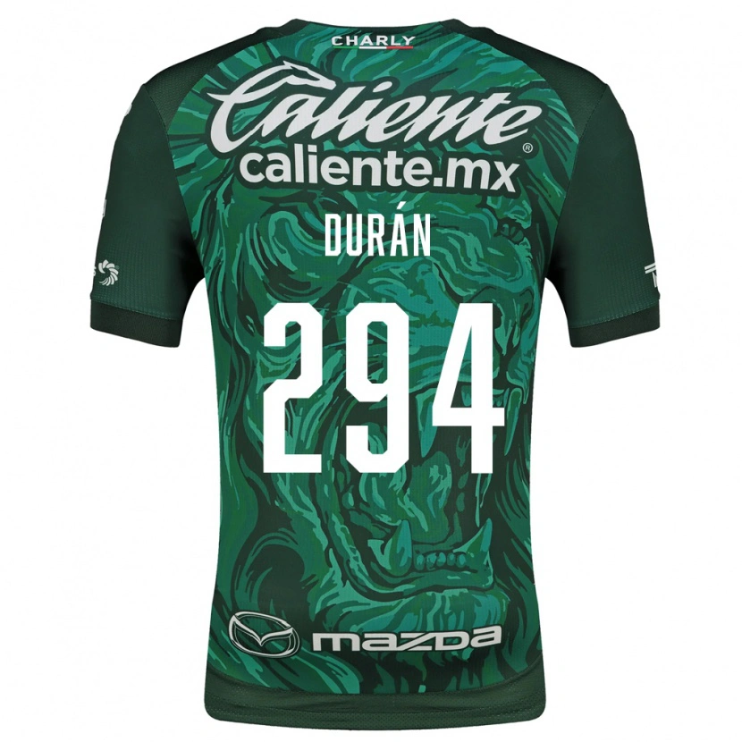 Danxen Hombre Camiseta Diego Durán #294 Verde Negro 1ª Equipación 2026/27 La Camisa