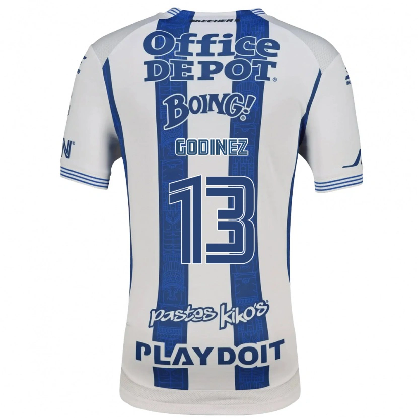 Danxen Hombre Camiseta Alexandra Godinez #13 Blanco Azul Marino 1ª Equipación 2026/27 La Camisa