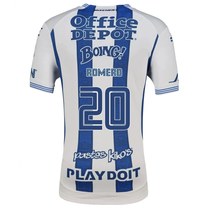 Danxen Hombre Camiseta Tamara Romero #20 Blanco Azul Marino 1ª Equipación 2026/27 La Camisa