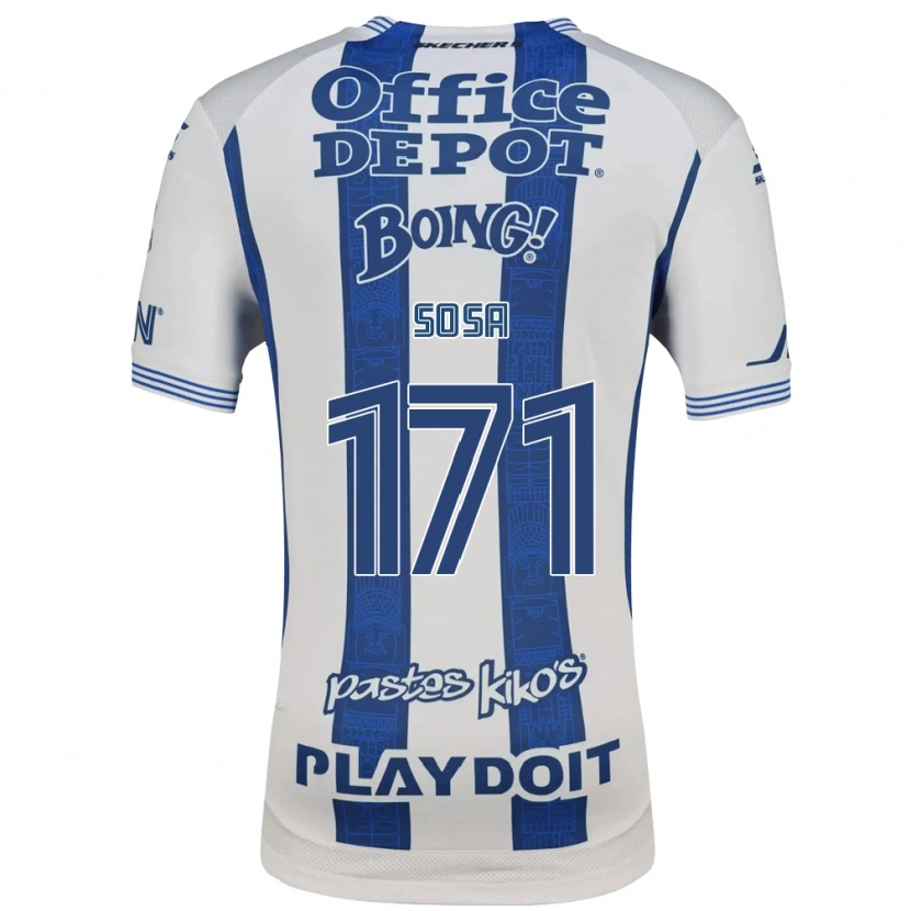 Danxen Hombre Camiseta Sebastián Sosa #171 Blanco Azul Marino 1ª Equipación 2026/27 La Camisa