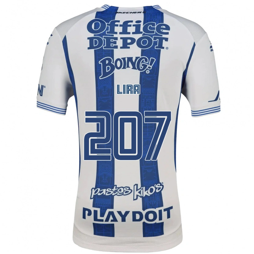 Danxen Hombre Camiseta Almir Lira #207 Blanco Azul Marino 1ª Equipación 2026/27 La Camisa