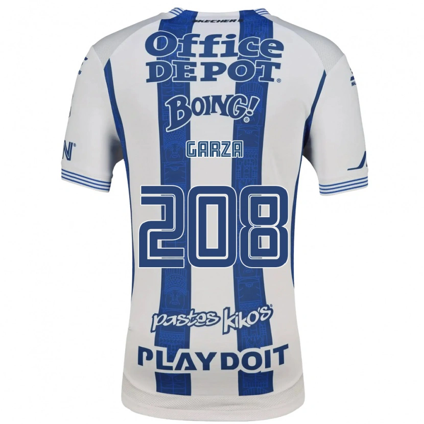 Danxen Hombre Camiseta Ricardo Garza #208 Blanco Azul Marino 1ª Equipación 2026/27 La Camisa