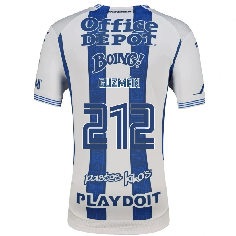 Danxen Hombre Camiseta Enrique Guzmán #212 Blanco Azul Marino 1ª Equipación 2026/27 La Camisa