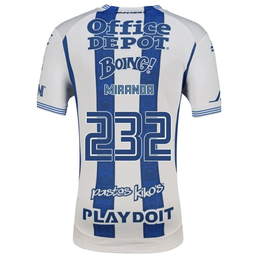 Danxen Hombre Camiseta Herbey Miranda #232 Blanco Azul Marino 1ª Equipación 2026/27 La Camisa