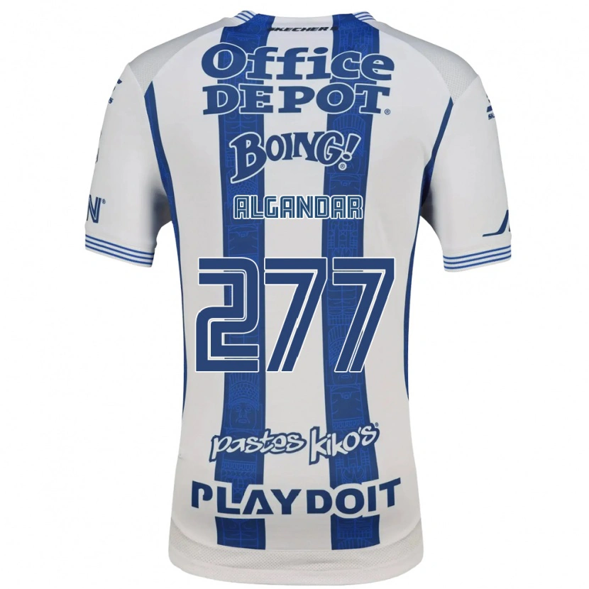 Danxen Hombre Camiseta Luis Algandar #277 Blanco Azul Marino 1ª Equipación 2026/27 La Camisa