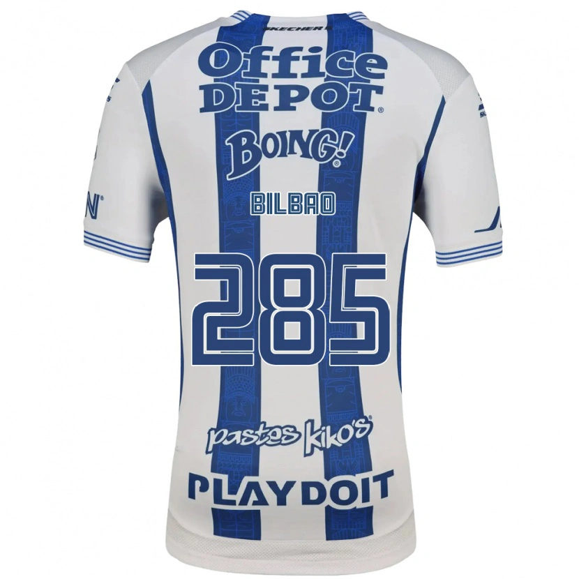 Danxen Hombre Camiseta Julián Bilbao #285 Blanco Azul Marino 1ª Equipación 2026/27 La Camisa