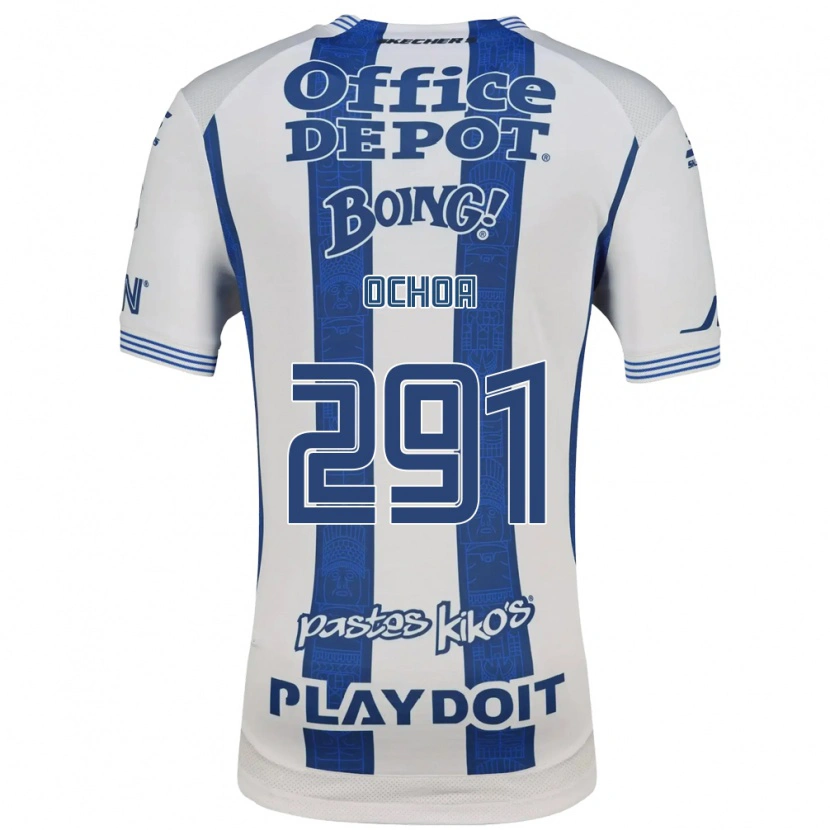 Danxen Hombre Camiseta Matteo Ochoa #291 Blanco Azul Marino 1ª Equipación 2026/27 La Camisa
