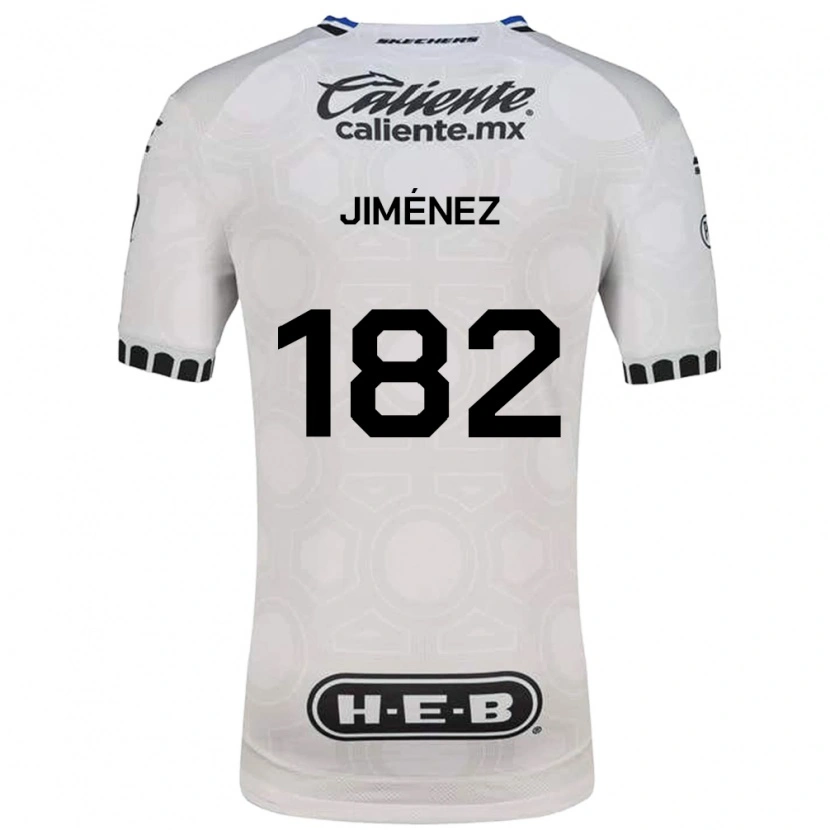 Danxen Hombre Camiseta Carlos Jiménez #182 Blanco Negro Azul 1ª Equipación 2026/27 La Camisa