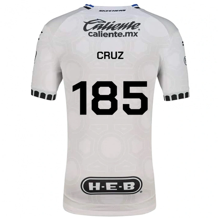 Danxen Hombre Camiseta Axel Cruz #185 Blanco Negro Azul 1ª Equipación 2026/27 La Camisa