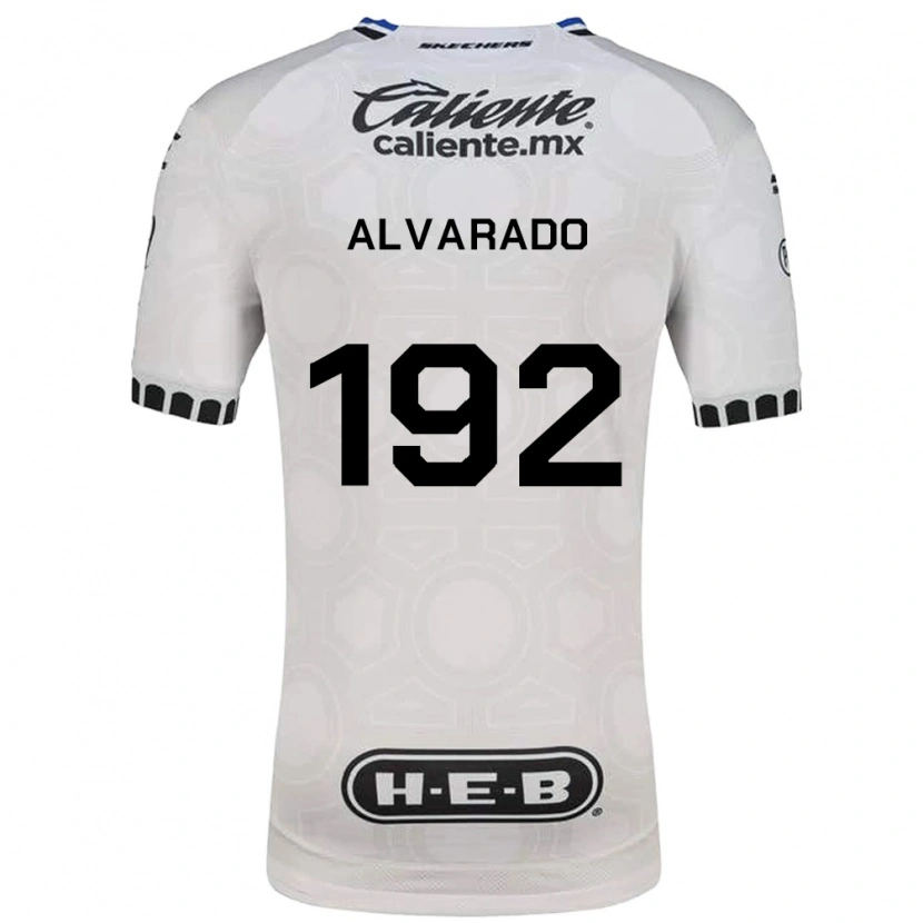 Danxen Hombre Camiseta Edwin Alvarado #192 Blanco Negro Azul 1ª Equipación 2026/27 La Camisa