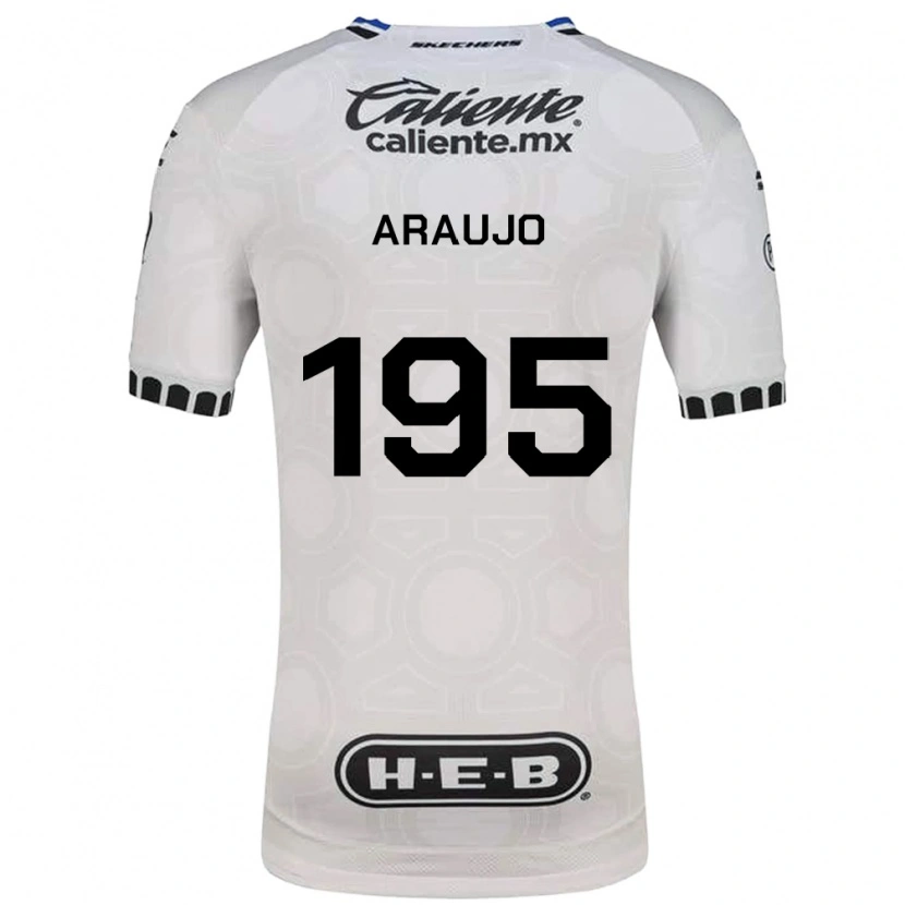 Danxen Hombre Camiseta Diego Araujo #195 Blanco Negro Azul 1ª Equipación 2026/27 La Camisa