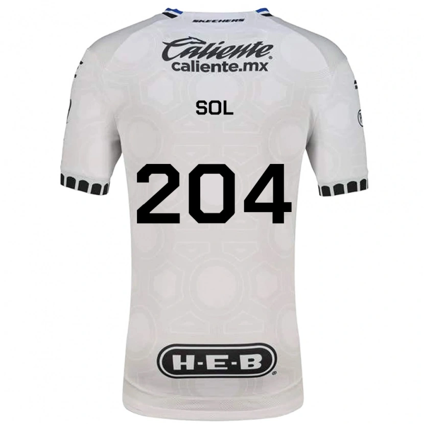 Danxen Hombre Camiseta Martín Sol #204 Blanco Negro Azul 1ª Equipación 2026/27 La Camisa