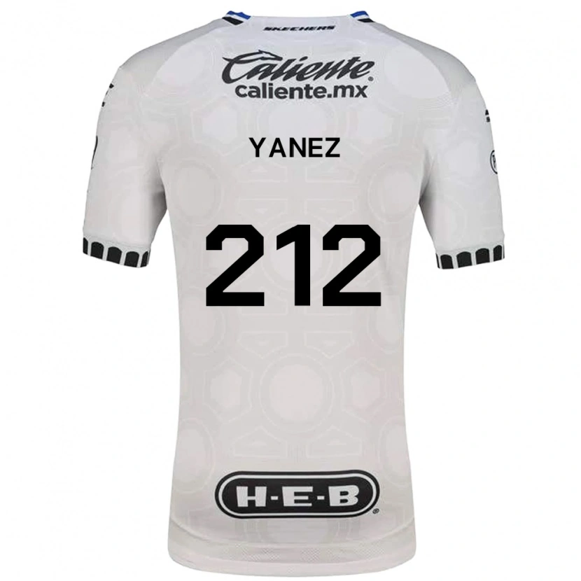 Danxen Hombre Camiseta Sebastián Yánez #212 Blanco Negro Azul 1ª Equipación 2026/27 La Camisa
