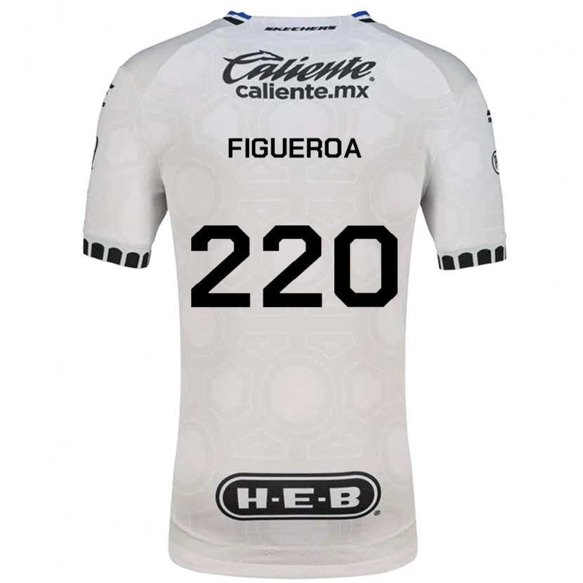 Danxen Hombre Camiseta Christopher Figueroa #220 Blanco Negro Azul 1ª Equipación 2026/27 La Camisa