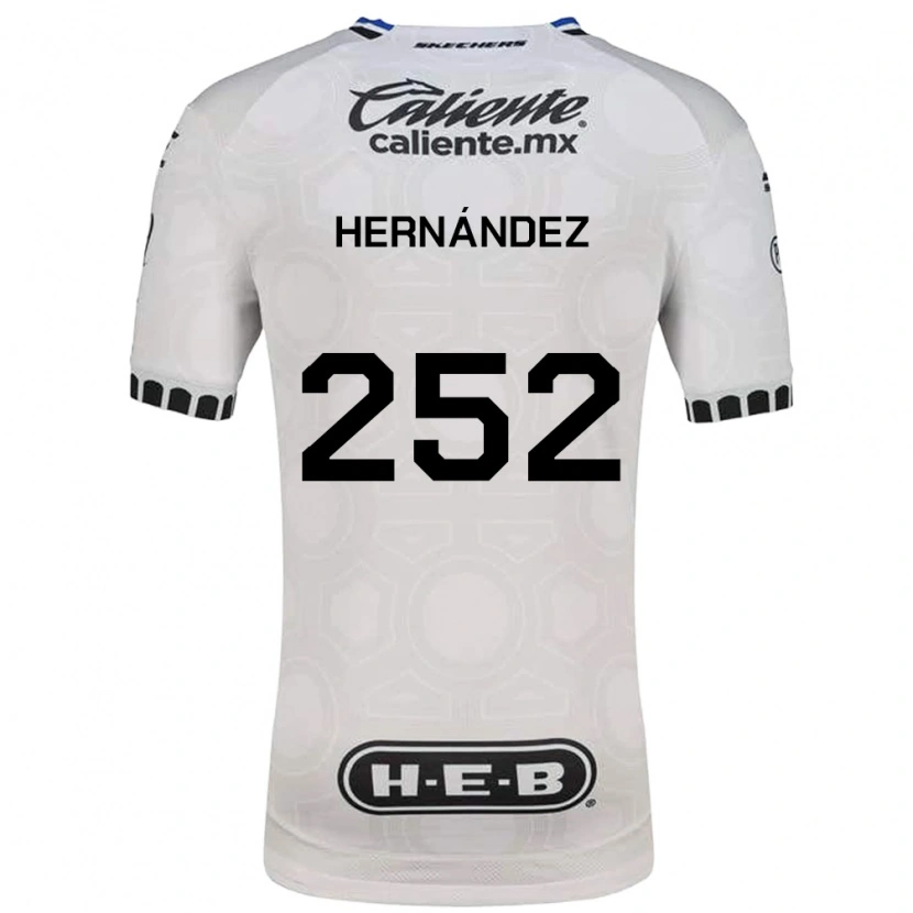 Danxen Hombre Camiseta Emilio Hernández #252 Blanco Negro Azul 1ª Equipación 2026/27 La Camisa