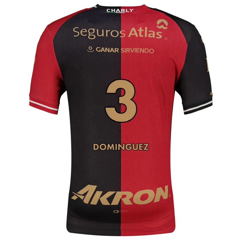 Danxen Hombre Camiseta Idekel Domínguez #3 Rojo Negro Marrón 1ª Equipación 2026/27 La Camisa