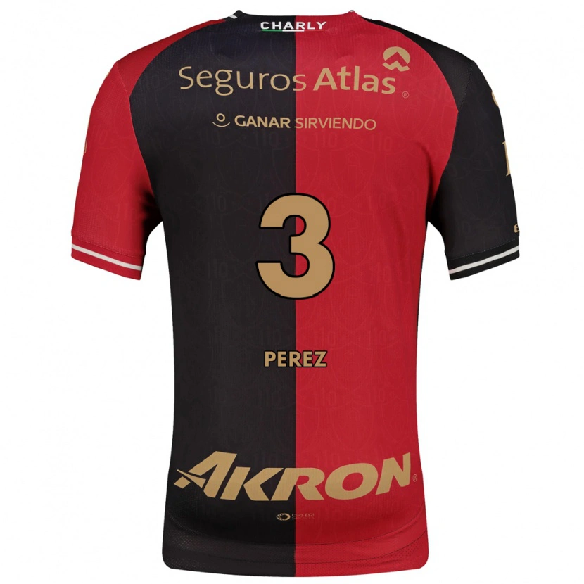 Danxen Hombre Camiseta María Fernanda Pérez #3 Rojo Negro Marrón 1ª Equipación 2026/27 La Camisa