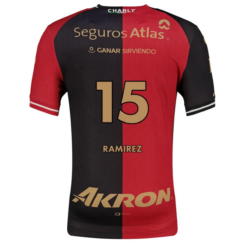 Danxen Hombre Camiseta Paulo Ramírez #15 Rojo Negro Marrón 1ª Equipación 2026/27 La Camisa