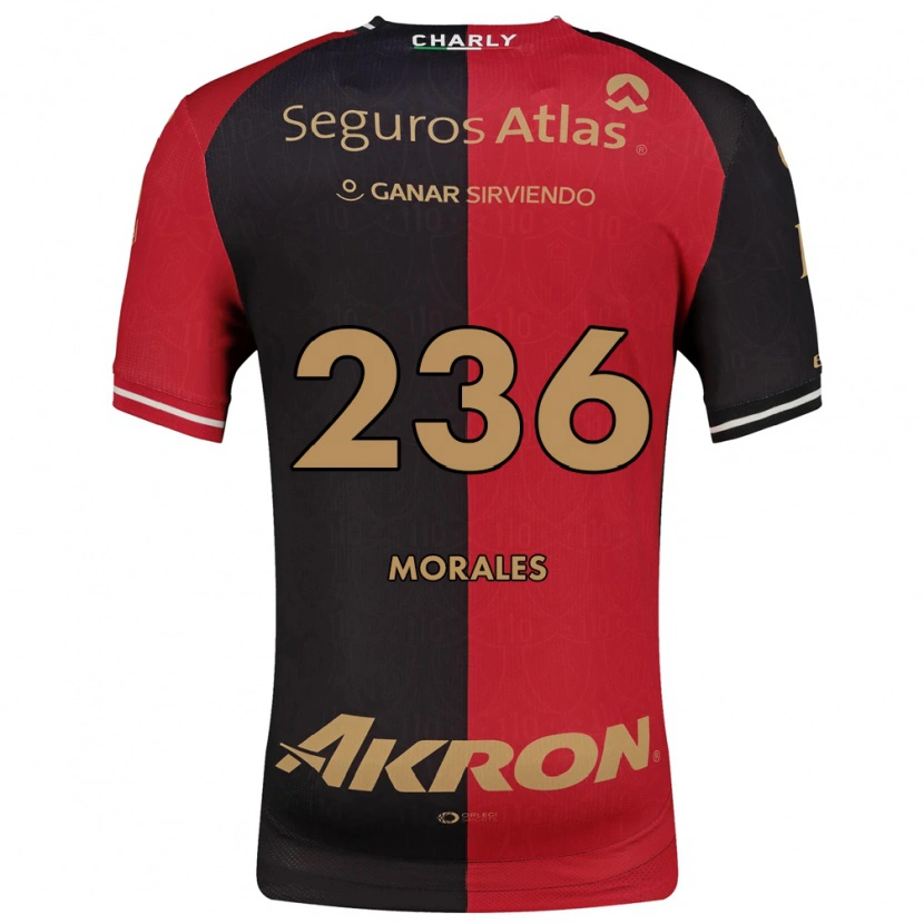 Danxen Hombre Camiseta Eduardo Morales #236 Rojo Negro Marrón 1ª Equipación 2026/27 La Camisa