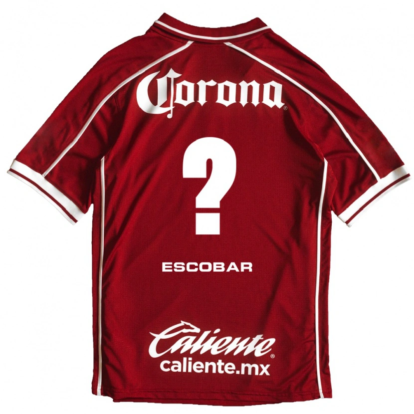 Danxen Hombre Camiseta Juan Escobar #0 Blanco Rojo 1ª Equipación 2026/27 La Camisa