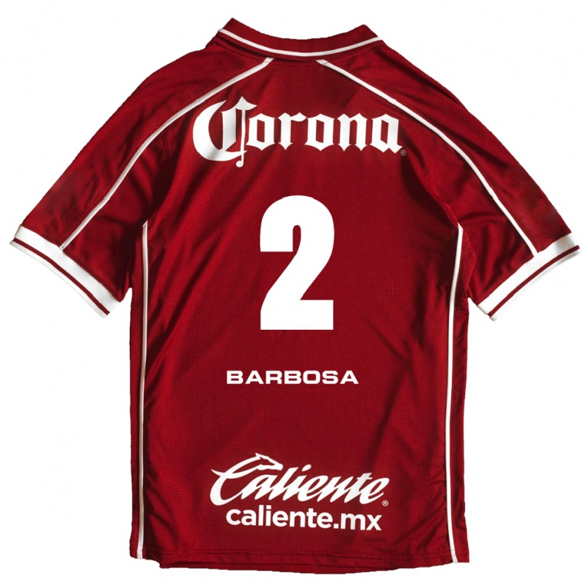 Danxen Hombre Camiseta Diego Barbosa #2 Blanco Rojo 1ª Equipación 2026/27 La Camisa