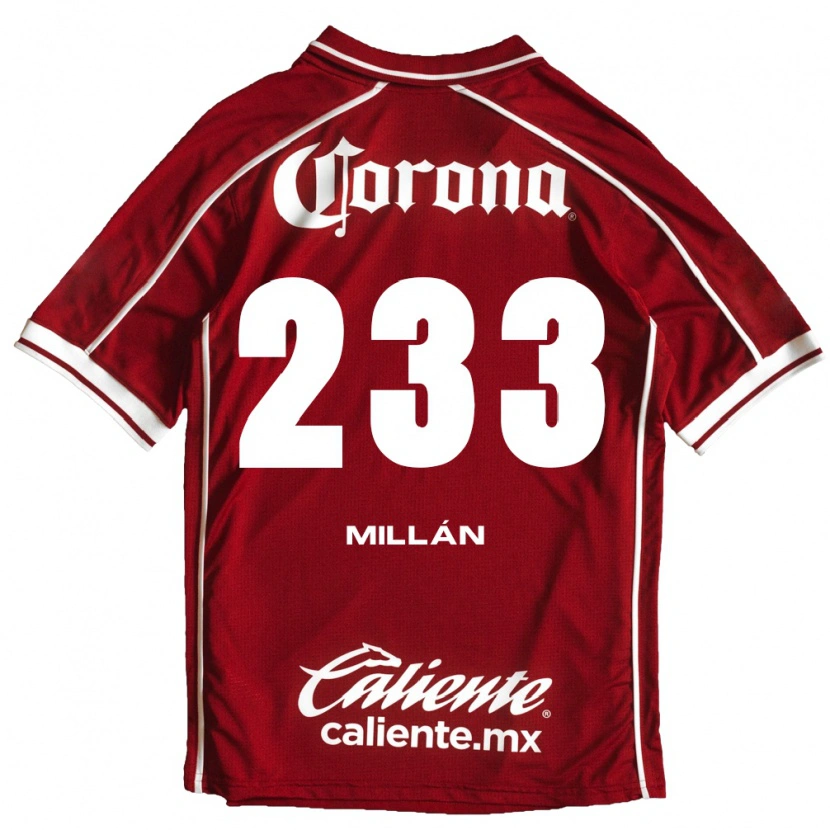 Danxen Hombre Camiseta Dariel Millán #233 Blanco Rojo 1ª Equipación 2026/27 La Camisa