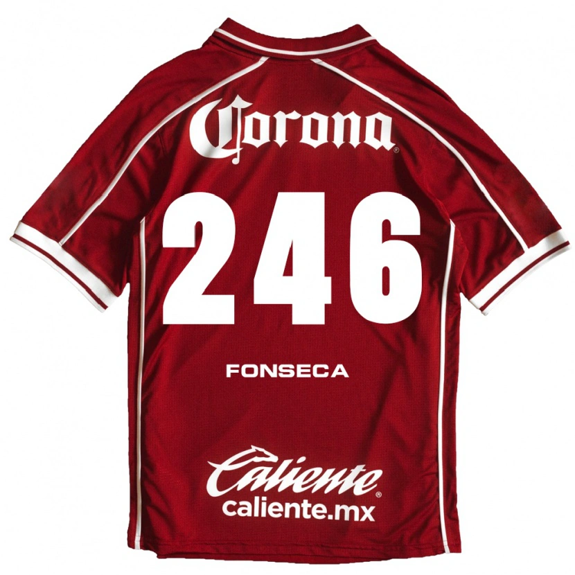 Danxen Hombre Camiseta Fernando Fonseca #246 Blanco Rojo 1ª Equipación 2026/27 La Camisa