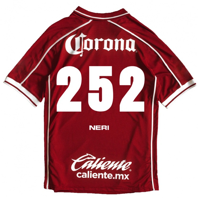 Danxen Hombre Camiseta Luis Neri #252 Blanco Rojo 1ª Equipación 2026/27 La Camisa