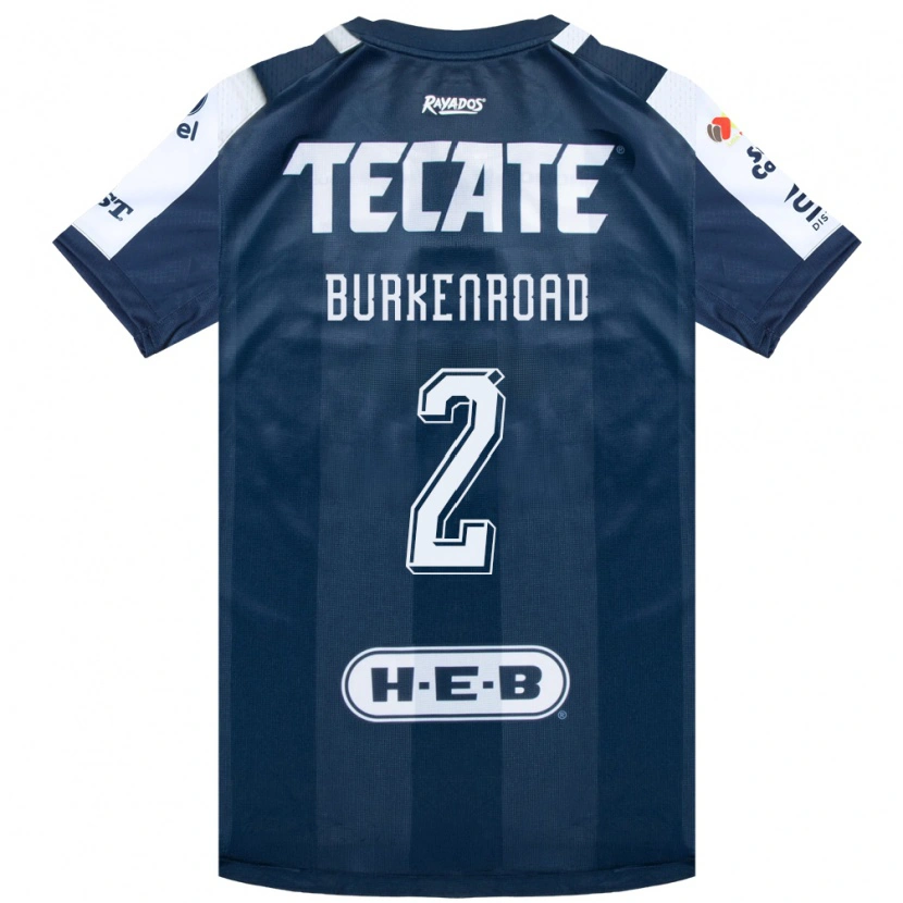 Danxen Hombre Camiseta Christina Burkenroad #2 Azul Tinta Blanco Rojo 1ª Equipación 2026/27 La Camisa