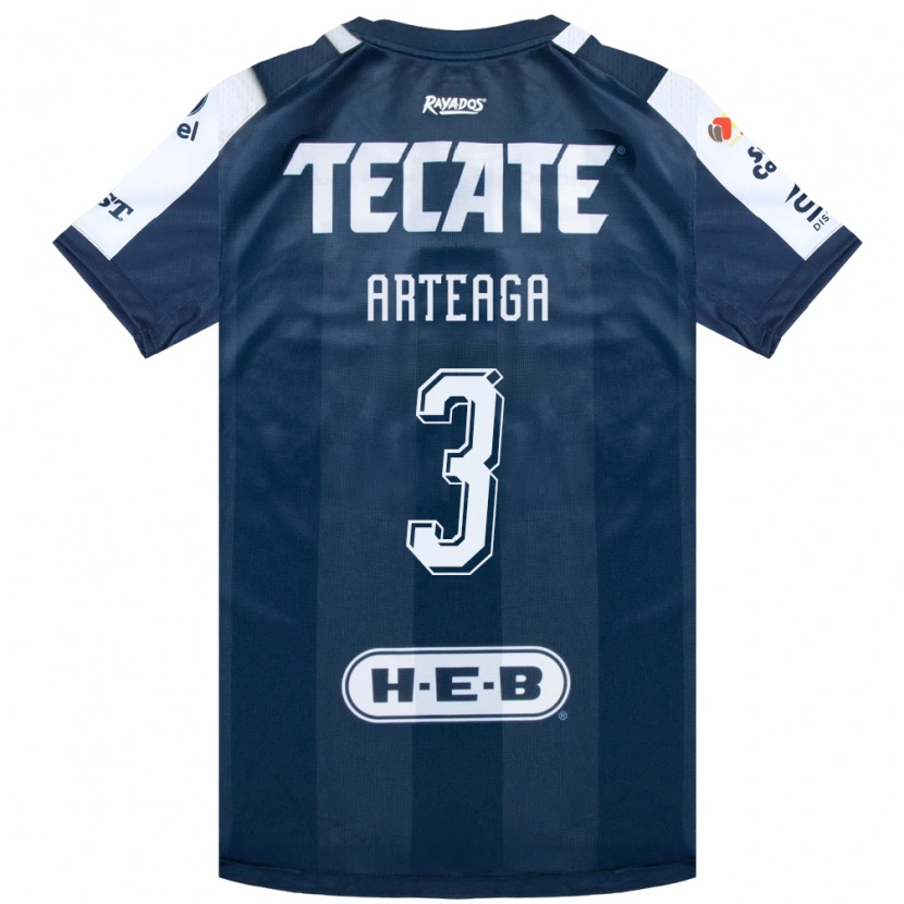 Danxen Hombre Camiseta Gerardo Arteaga #3 Azul Tinta Blanco Rojo 1ª Equipación 2026/27 La Camisa