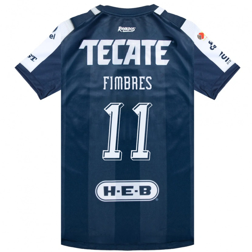 Danxen Hombre Camiseta Iker Fimbres #11 Azul Tinta Blanco Rojo 1ª Equipación 2026/27 La Camisa