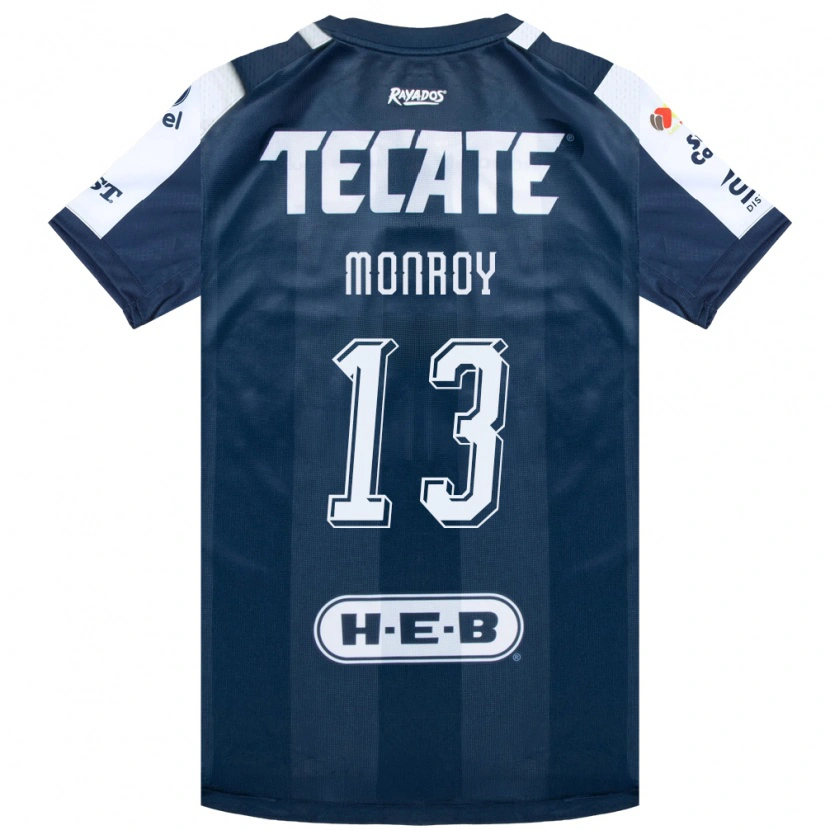 Danxen Hombre Camiseta Paola Monroy #13 Azul Tinta Blanco Rojo 1ª Equipación 2026/27 La Camisa