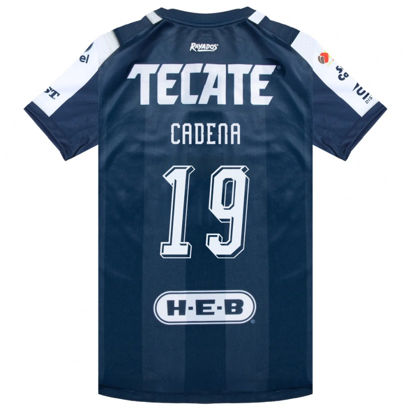 Danxen Hombre Camiseta Mariana Cadena #19 Azul Tinta Blanco Rojo 1ª Equipación 2026/27 La Camisa