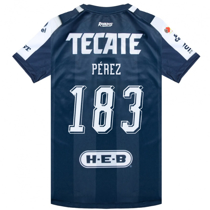 Danxen Hombre Camiseta Santiago Pérez #183 Azul Tinta Blanco Rojo 1ª Equipación 2026/27 La Camisa