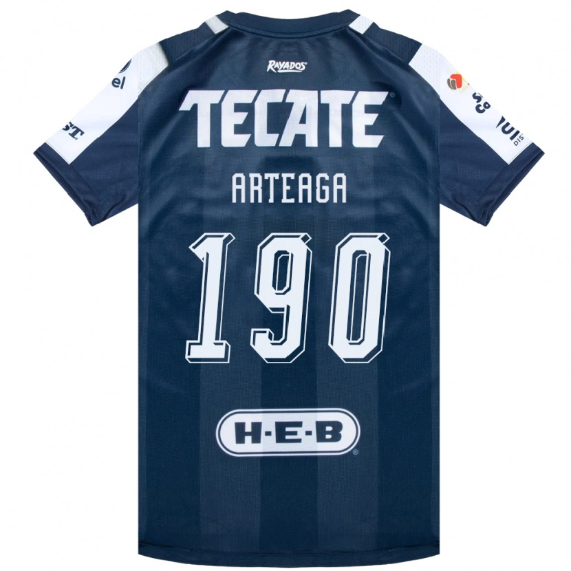 Danxen Hombre Camiseta Diego Arteaga #190 Azul Tinta Blanco Rojo 1ª Equipación 2026/27 La Camisa