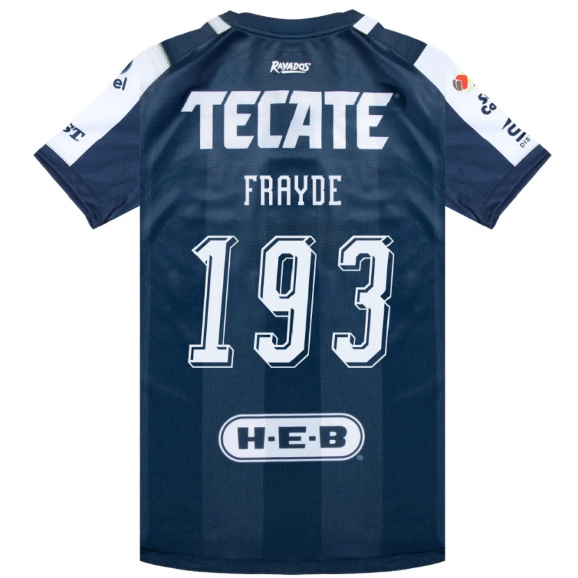 Danxen Hombre Camiseta Carlos Frayde #193 Azul Tinta Blanco Rojo 1ª Equipación 2026/27 La Camisa