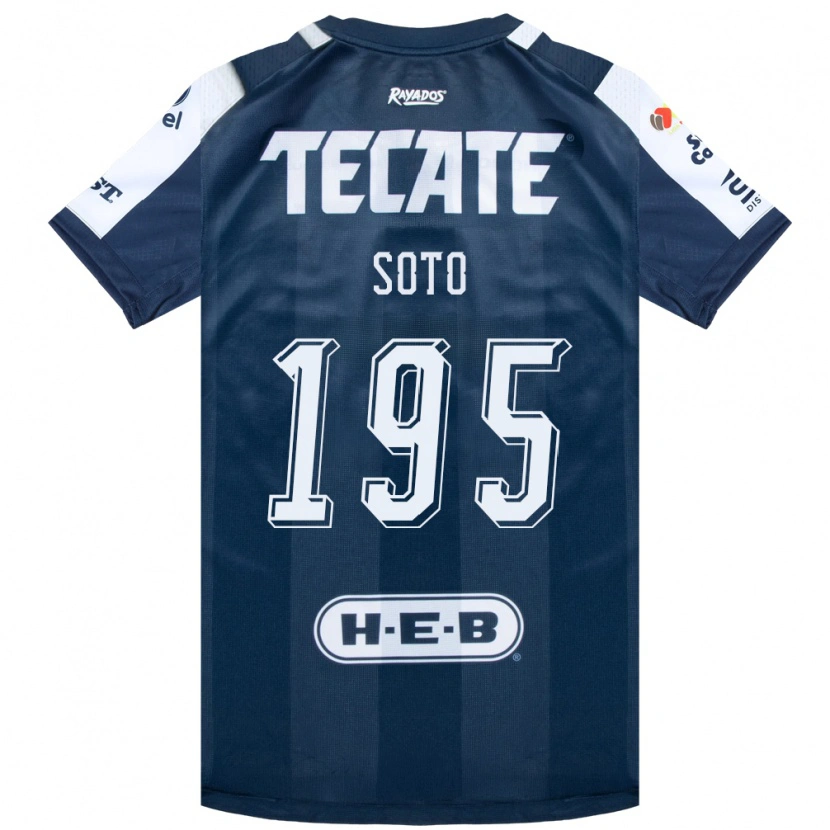 Danxen Hombre Camiseta Óscar Soto #195 Azul Tinta Blanco Rojo 1ª Equipación 2026/27 La Camisa