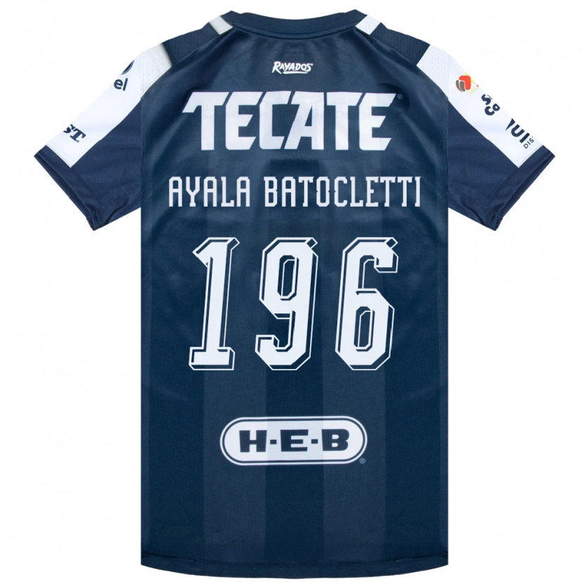 Danxen Hombre Camiseta Nahuel Ayala Batocletti #196 Azul Tinta Blanco Rojo 1ª Equipación 2026/27 La Camisa
