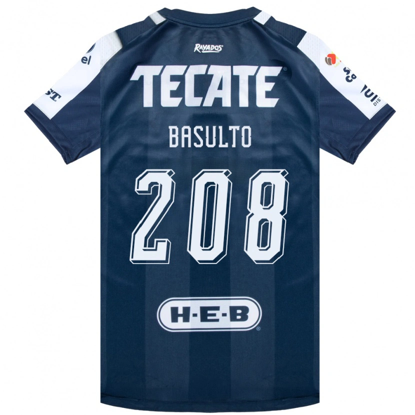 Danxen Hombre Camiseta Luis Basulto #208 Azul Tinta Blanco Rojo 1ª Equipación 2026/27 La Camisa