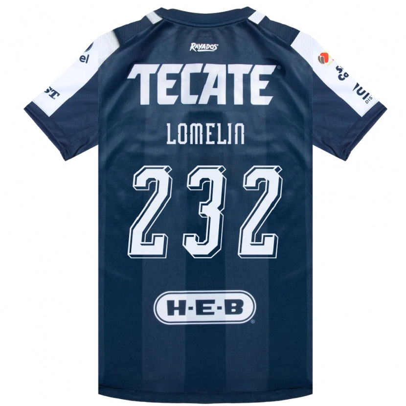Danxen Hombre Camiseta Santiago Lomelin #232 Azul Tinta Blanco Rojo 1ª Equipación 2026/27 La Camisa