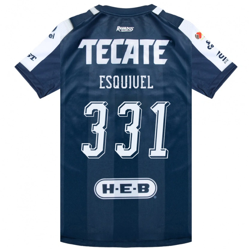 Danxen Hombre Camiseta Abraham Esquivel #331 Azul Tinta Blanco Rojo 1ª Equipación 2026/27 La Camisa